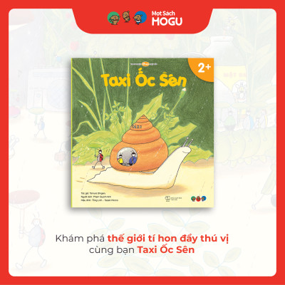 Sách cho bé từ 2 tuổi Phát triển quan sát - Taxi Ốc Sên (Tranh truyện Ehon Nhật Bản)