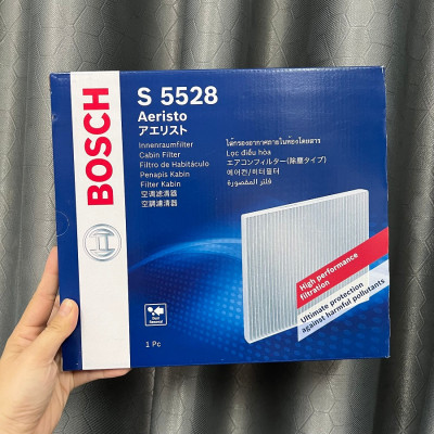 Lọc Điều Hòa Loại Tiêu Chuẩn BOSCH Ariesto S5528 Cho Xe Kia Carens, Cerato, Soluto, Sportage, Hyundai Accent, Tucson,../