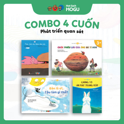 Truyện Ehon bé 3-4-5 tuổi - Bộ 4 cuốn Phát triển quan sát