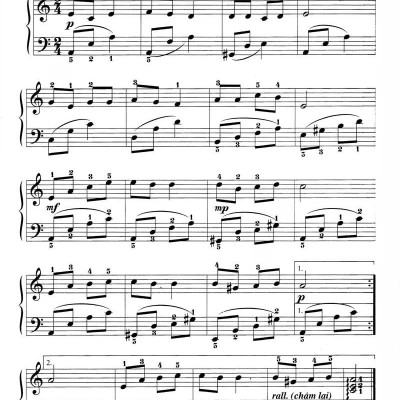 Piano Cho Thiếu Nhi - Tập 4 (Kèm CD + links tải MP3)
