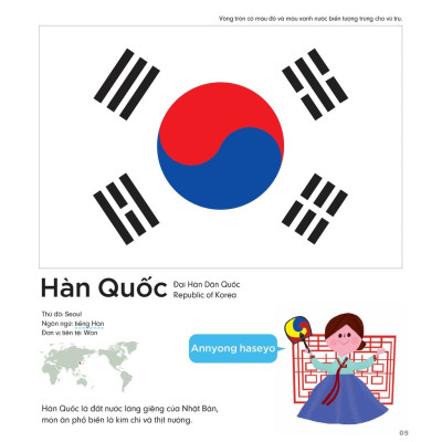 Sách Ehon Nhật Bản - Cuốn sách tranh đầu tiên về Quốc kỳ - Dành cho bé từ 4 tuổi - Ehomebooks