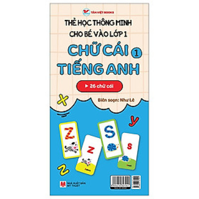 Chữ cái Tiếng Anh 1 - Thẻ Học Thông Minh Cho Bé Vào Lớp 1: 26 Chữ Cái