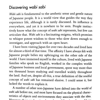 Wabi Sabi: Japanese Wisdom For A Perfectly Imperfect Life