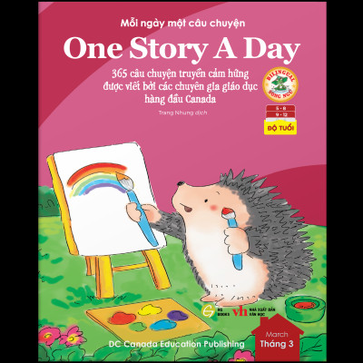 One Story A Day - Sách song ngữ cho bé, 12 cuốn truyện - 365 câu chuyện phát triển trí tuệ và nuôi dưỡng tâm hồn - Tặng kèm file nghe & note từng vựng