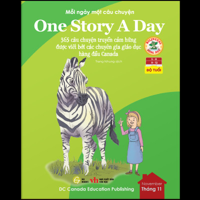 One Story A Day - Sách song ngữ cho bé, 12 cuốn truyện - 365 câu chuyện phát triển trí tuệ và nuôi dưỡng tâm hồn - Tặng kèm file nghe & note từng vựng