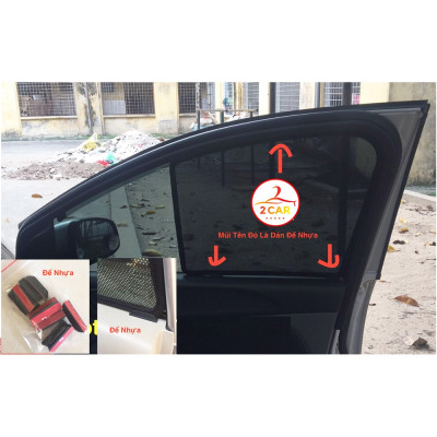 Rèm che nắng xe Toyota Veloz 2022, có hít nam châm, chuẩn khít theo xe