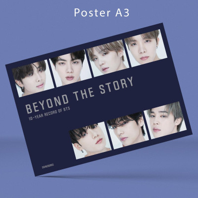 [Pre-Order] 10-Year Record Of BTS - Beyond The Story - Bìa Cứng - Tặng Kèm 1 PET Bookmark + 8 Photo Cards + 1 Poster A3