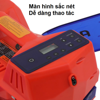 Bộ nâng kích gầm điện - Con đội điện kiêm máy bơm lốp và máy siết ốc ô tô đa năng ROGTZ TY-004 - Tải Trọng: 5000Kg ( 5 Tấn) - HÀNG NHẬP KHẦU