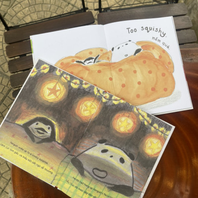 combo 2 cuốn BUỔI CẮM TRẠI HOÀN HẢO – CHIẾC SOFA HOÀN HẢO - IN MÀU TOÀN BỘ - SAN HÔ BOOKS -