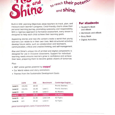 Rise And Shine American Level 4 Workbook With ebook