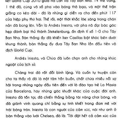 Andrés Iniesta The Artist – Khi bóng đá là nghệ thuật