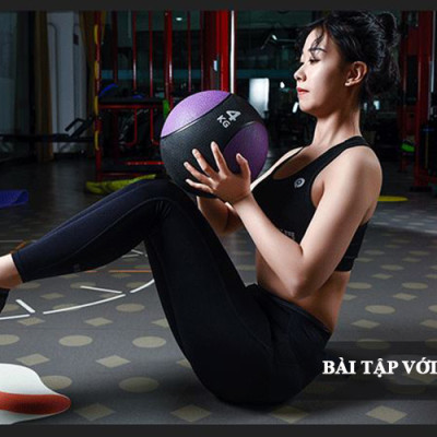 Bóng Tạ Tập Thể Hình,Tập Gym,Tập Yoga 10kg Chất Liệu Cao Su Đặc Hàng Nhập Khẩu Đại Nam Sport