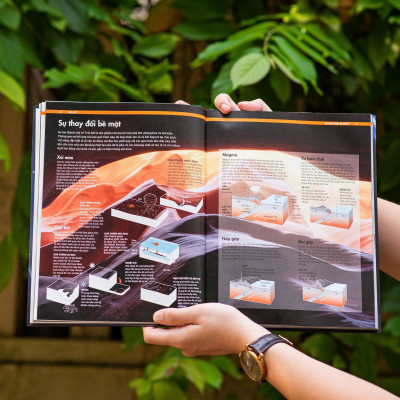 Sách Trái Đất - Sự Vận Hành Tự Nhiên - Vẻ Đẹp Của Trái Đất, Các Sự Biến Đổi Và Lịch Sử Hình Thành Của Trái Đất - Á Châu Books, Bìa Cứng, In Màu