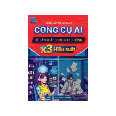 Combo 2 sách: 100 Bài mẫu content + Công cụ AI sản xuất content tự động