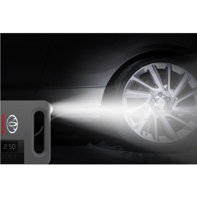 (TOYOTA) Bơm Lốp Điện Tử TOYOTA Tự Ngắt Cao Cấp, Dây Dài Đến 4 Bánh Xe, Lõi Đồng Mạnh Mẽ Bền Bỉ