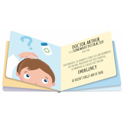 Bộ đồ chơi gỗ làm bác sĩ cho bé -  WOODEN TOYS AND BOOK - THE DOCTOR