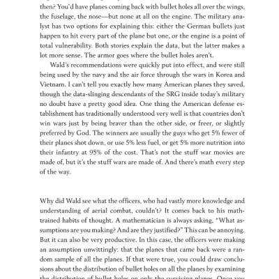 How Not To Be Wrong: The Power Of Mathematical Thinking