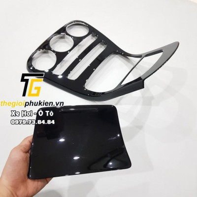 Ốp trang trí nội thất ABS cao cấp Mercedes GLC-Class (GLC200, GLC250, GLC300) đen bóng