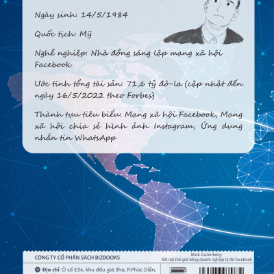Mark Zuckerberg: Kết nối thế giới bằng doanh nghiệp tỷ đô Faceb00k - Bộ sách ươm mầm tỷ phú nhí Bizbooks