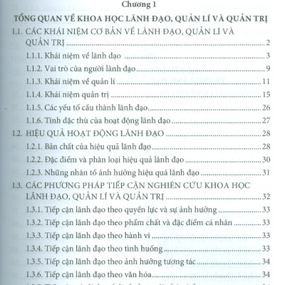 Phát Triển Năng Lực Lãnh Đạo, Quản Lí & Quản Trị Nhà Trường (Sách Chuyên Khảo) 