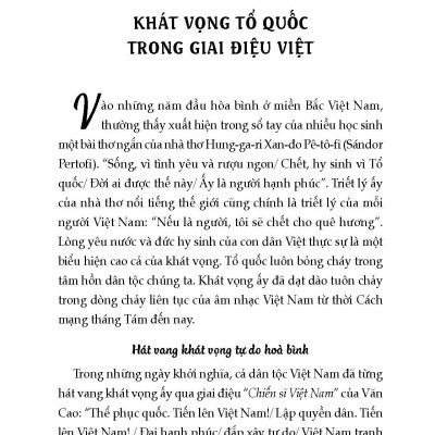 Khát Vọng Tổ Quốc Trong Giai Điệu Việt Nam - Nguyễn Thụy Kha