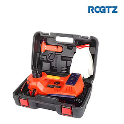 Bộ nâng kích gầm điện tải trọng 5 tấn kiêm máy bơm lốp tự ngắt thương hiệu Đức ROGTZ TY-EHJ03 cao cấp - Hàng Nhập Khẩu