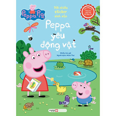 Sách Tương Tác - Cùng Học Cùng Chơi Với Peppa Pig: Peppa Yêu Động Vật