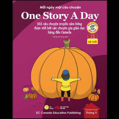 One Story A Day - Sách song ngữ cho bé, 12 cuốn truyện - 365 câu chuyện phát triển trí tuệ và nuôi dưỡng tâm hồn - Tặng kèm file nghe & note từng vựng