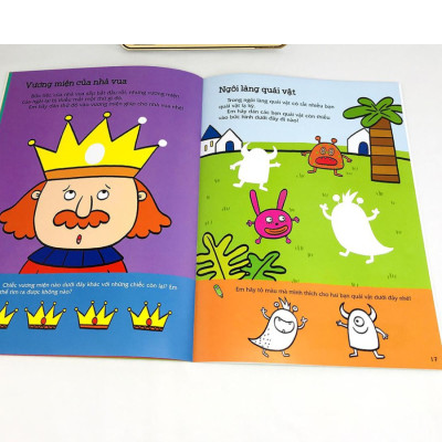 Combo  300 Miếng Bóc Dán Thông Minh (6 Cuốn)