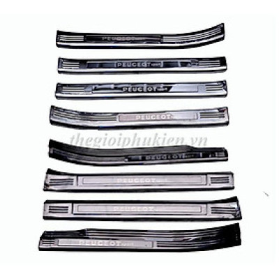 Bộ Ốp bậc cửa, Nẹp bước chân Peugeot 3008 – Mẫu Titan