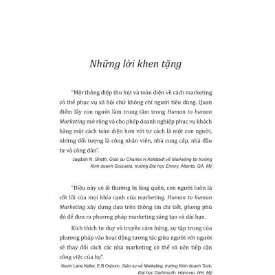 Human To Human Marketing - Kỷ Nguyên Mới Của Truyền Thông Marketing