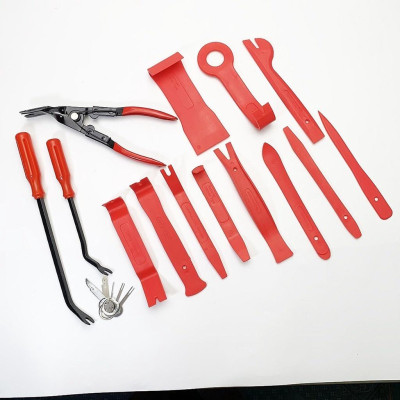 Bộ dụng cụ tháo lắp nội thất, taplo, nhựa bản lề làm từ nhựa POM thiết bị nhựa, tháo vô lăng, tháo cần số ô tô loại tốt