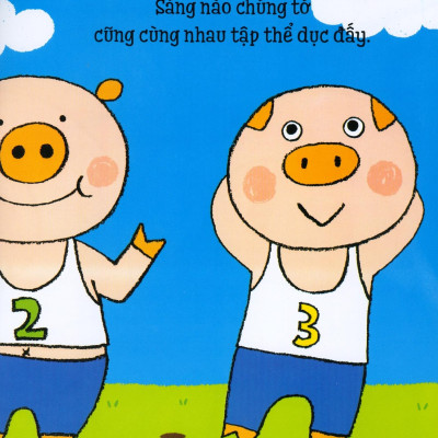 Sách Ehon Kỹ Năng Sống Cho Bé - Heo Con Tập Thể Dục