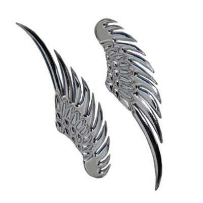 Logo cánh tiên cánh thiên thần kim loại trang trí xe hơi ô tô