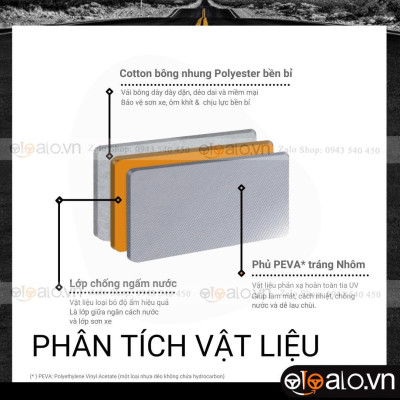 Bạt che phủ xe ô tô Honda Civic 3 lớp cao cấp