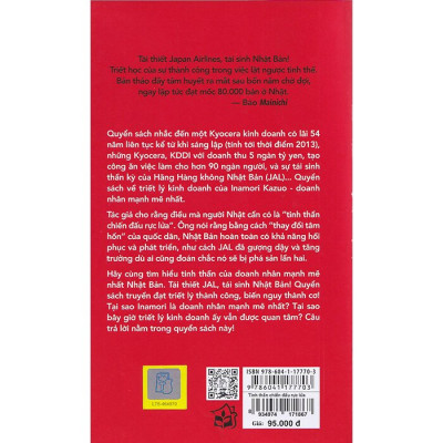 Sách Tinh Thần Chiến Đấu Rực Lửa - Inamori Kazuo
