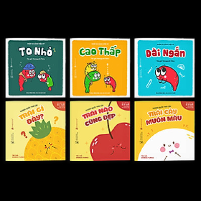 Combo Sách Ehon 6 Cuốn: Phép So Sánh Diệu Kỳ + Vương Quốc Trái Cây