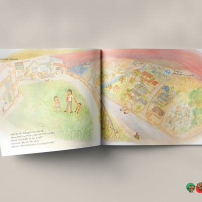 Truyện Ehon bé 3-4-5 tuổi - Một ngày của gia đình ma