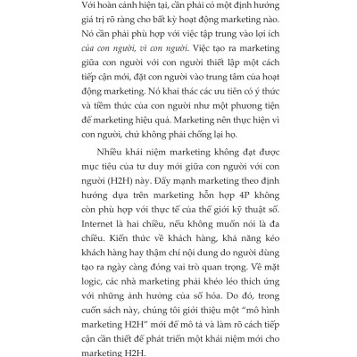 Human To Human Marketing - Kỷ Nguyên Mới Của Truyền Thông Marketing