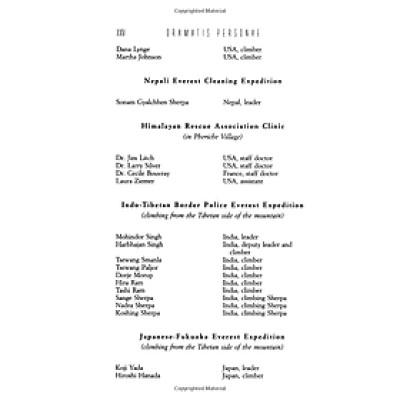 Into Thin Air: A Personal Account of the Mt. Everest Disaster