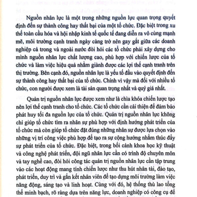 Quản trị nguồn nhân lực - lý luận và tình huống thực tiễn