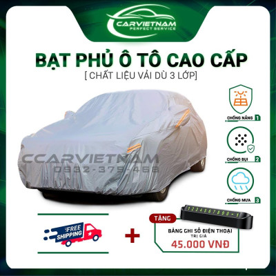[Vải Dù Oxford] Bạt Phủ Xe Ô Tô 4, 5 Chỗ, 7 Chỗ Cách Nhiệt Che Nắng Mưa - Bạt Trùm Xe Hơi CCAR Cao Cấp - Ccar Vietnam