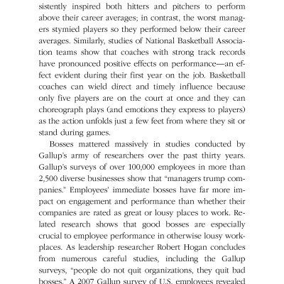Good Boss, Bad Boss: How To Be The Best... And Learn From The Worst
