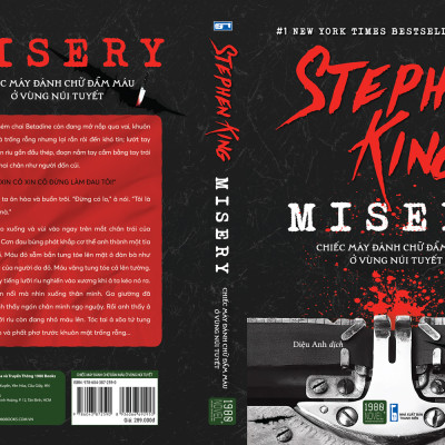 Misery - Chiếc máy đánh chữ đẫm máu ở vùng núi tuyết - Stephen King (1980BOOKS HCM)
