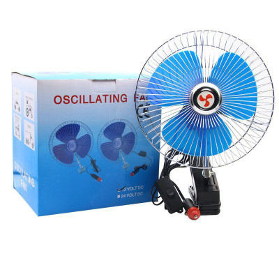 [Quạt Kẹp Lồng Sắt] Quạt Cho Ô Tô 12V-24V Cắm Tẩu - Quạt Lồng Sắt 12V - 24V - Dành Cho Ô Tô, Xe Tải, Xe Khách