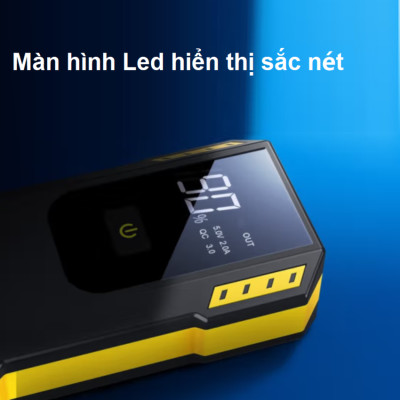 Bộ kích điện ô tô kiêm pin sạc dự phòng Goodyear GY-5358 12000mAh