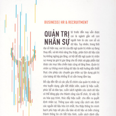 Data Driven HR - Quản trị nhân sự thông minh bằng dữ liệu - Bộ công cụ phân tích và đo lường hiệu quả công việc trong thời đại số