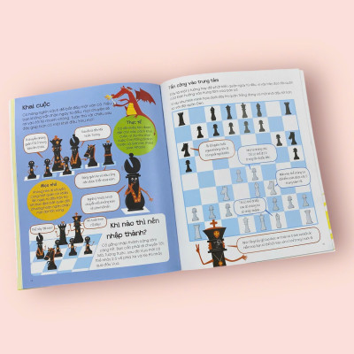 Sách cho bé - Chơi Cờ Vua Cùng Bé - Trò Chơi Phát Triển Toàn Diện - Dành cho trẻ từ 3 tuổi