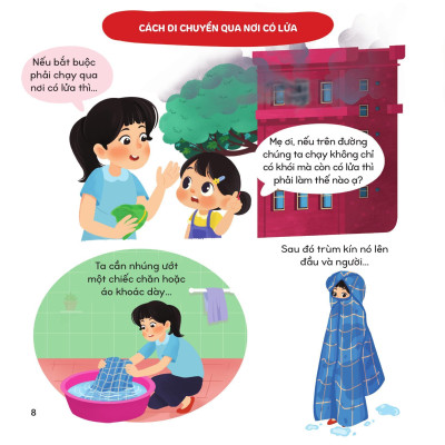 Sách - Bé Giỏi Như Chú Lính Cứu Hỏa - Các Kỹ Năng Chữa Cháy Và Thoát Nạn