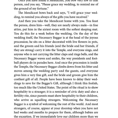 The Necessary Beggar